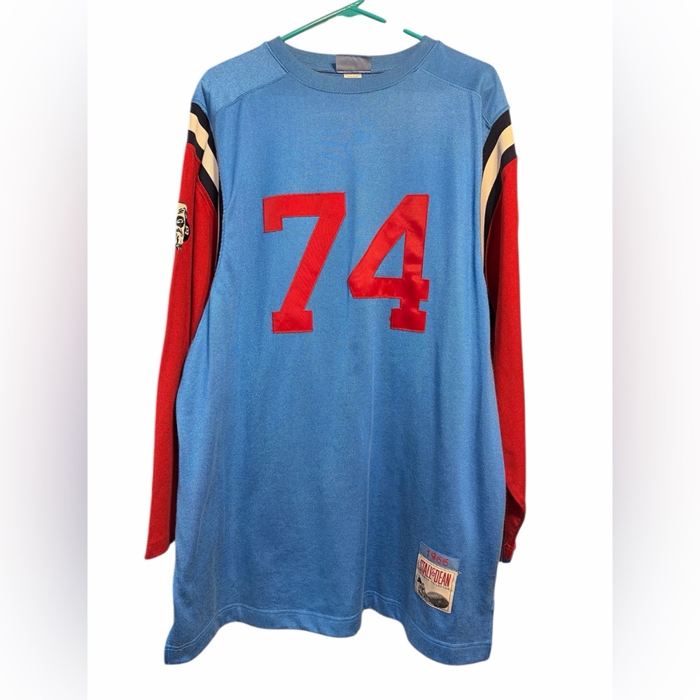 Stall & Dean 1966 Gridiron Football Jersey #74 Blue Red Men’s 3XL